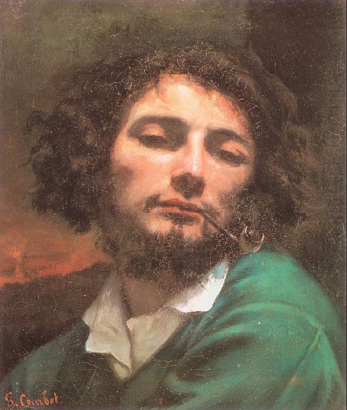 Courbet, Gustave Self-Portrait (Man with a Pipe) china oil painting image